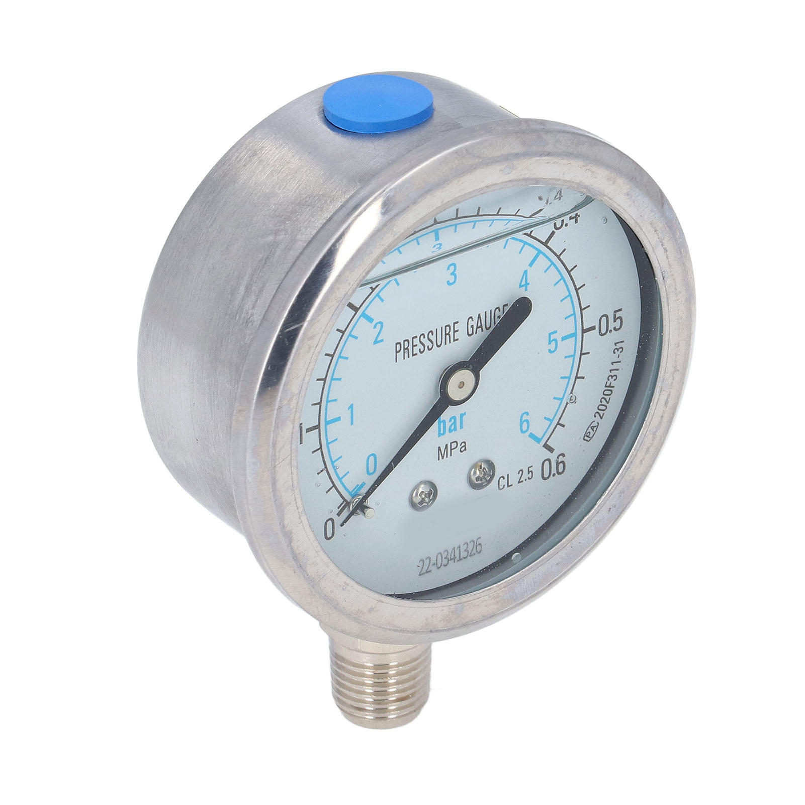Marhynchus Vacuum Pressure Gauge Pressure Gauge 1/4 NPT Accuracy