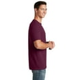 thumbnail image 3 of Jerzees T-Shirt à Manches Courtes pour Hommes DRI-POWER Active, S, Bordeaux, 3 of 5