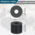 thumbnail image 2 of 18Pack Thick Rubber Spacer, 1 Inch OD x 3/8 Inch ID x 13/16 Inch Thickness, 2 of 6