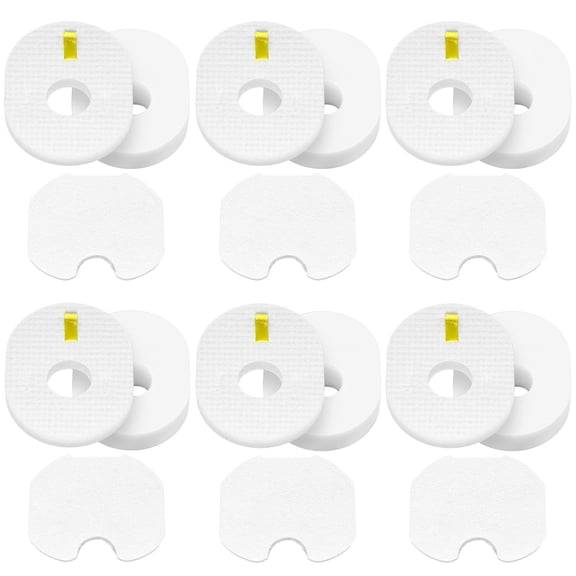 6 Post   6 Foam & Felt Vacuum Filter Replacement for Shark Rocket Vacuum HV292 HV300, HV300W, HV301, HV302, HV303, HV305, HV308, HV310, UV450, Replaces Part XFFV300