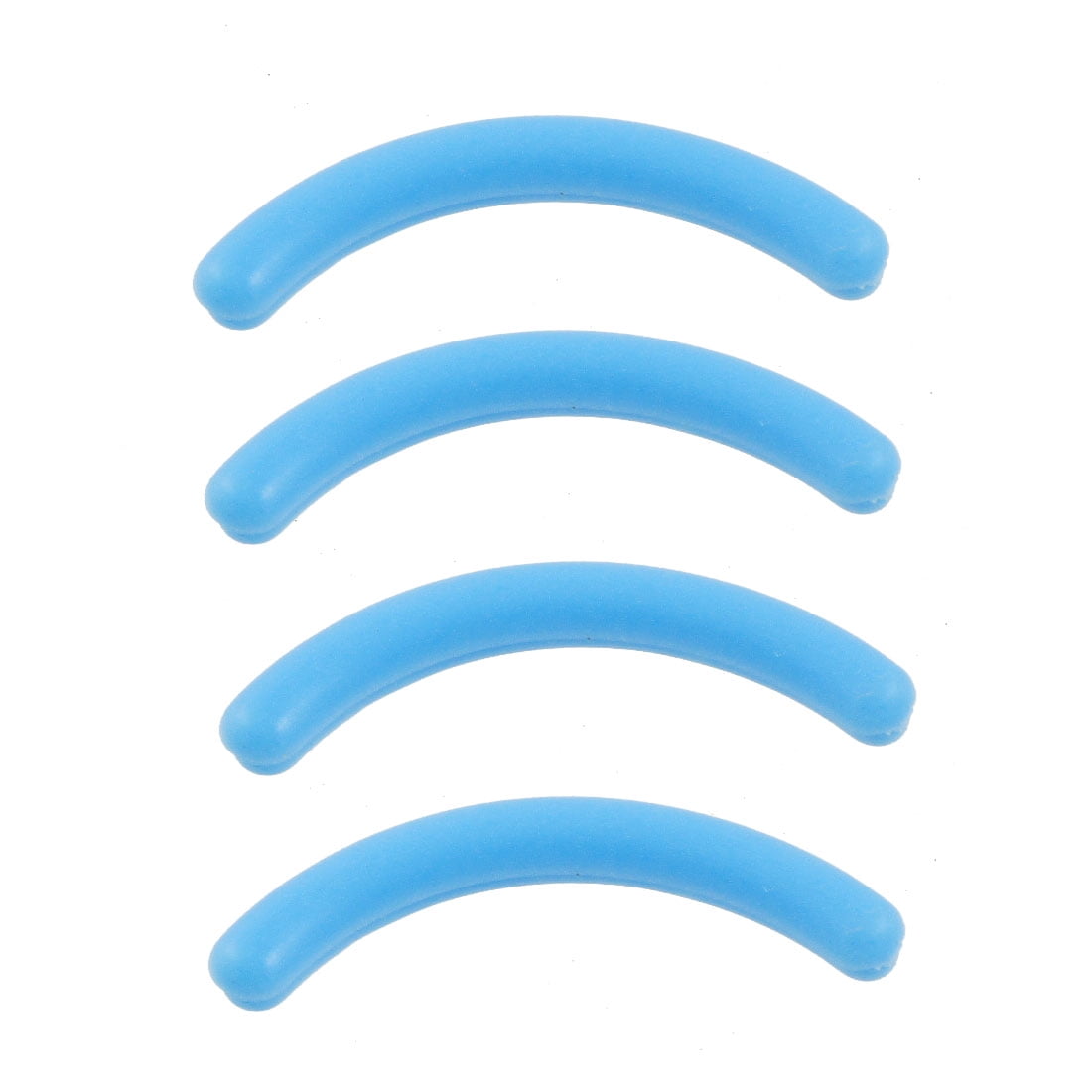 4 Pcs Rubber Eyelash Curler Refill Cushion Pad Replacement Blue