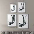 thumbnail image 4 of Wexford Home Onyx Ribbon I Premium Framed Print, 26.5" x 36.5" - Ready to Hang, Silver (Set of 2), 4 of 9