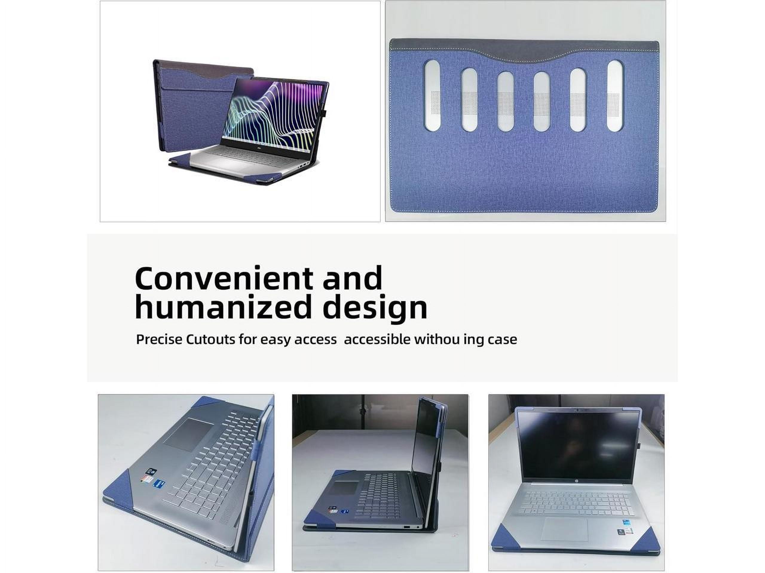 Laptop Case for 16 inch Dell Latitude 7000 7640 Laptop (2023) | Latitude 7650 Laptop16" Notebook Laptop PU Leather Detachable Protective Cover with Pencil Holder