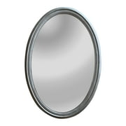 Radiance Goods Contemporary-Style Silver Finish Oval Wall Mirror 34" Tall