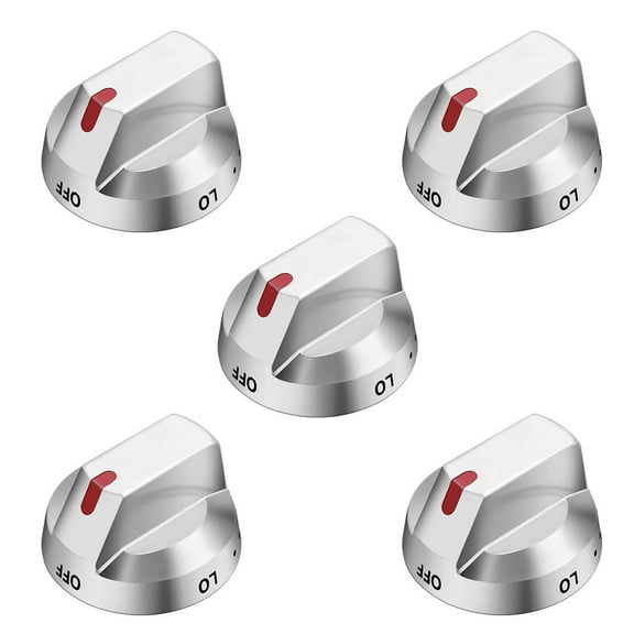 iFJF 5Pcs DG64-00473A Burner Control Cooktop Stove Oven Knobs Compatible with Range Oven Gas Stove Knob NX58F5700WS NX58H5600SS NX58H5650WS