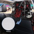 thumbnail image 5 of Kuiaobaty Skull Rose Print Car Seat Towels for Front Seats Crow Print Car Seat Shield Protector with Storage Bag Absorbent Microfiber Towels(Hot Yoga, Gym, Sports Accessories), 5 of 7