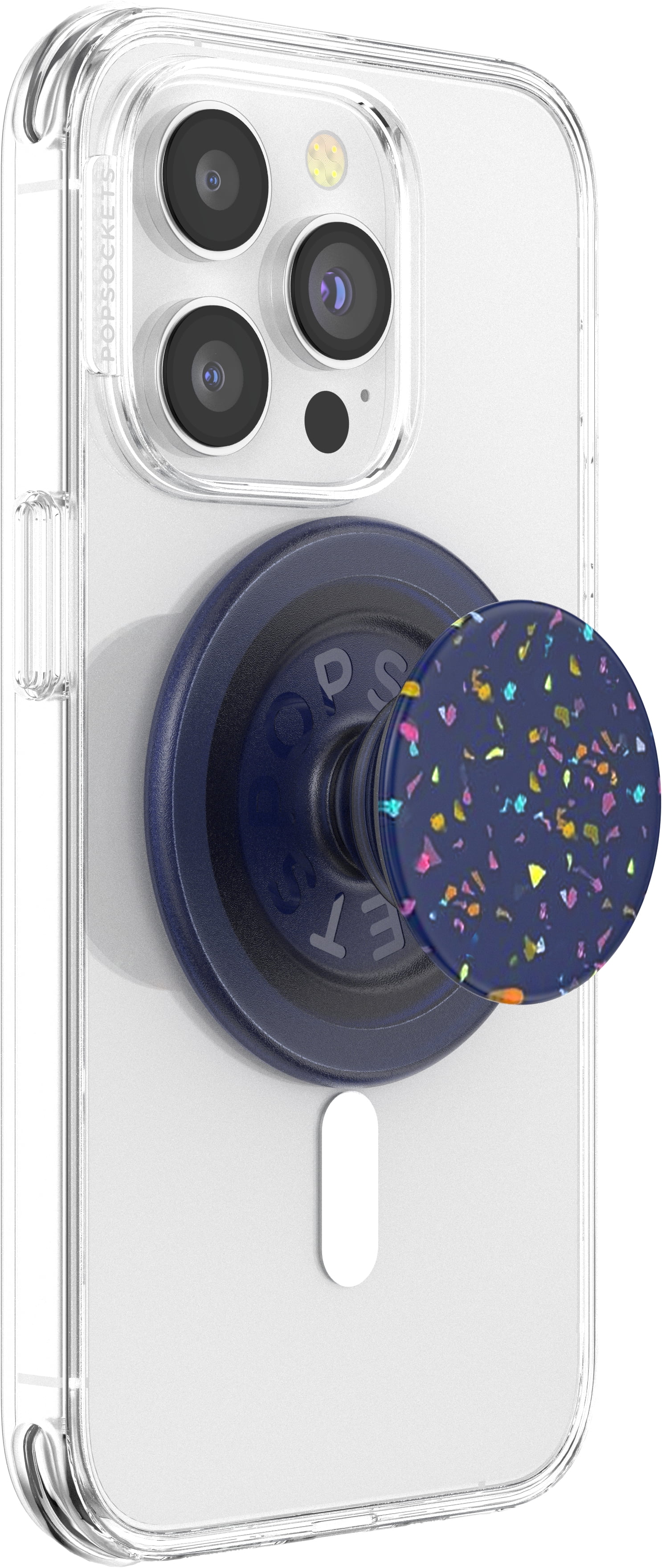 PopSockets PopGrip for MagSafe, Grip and Stand for Phones and Cases, Remove and Reposition, Swappable Top – Circus Regrind