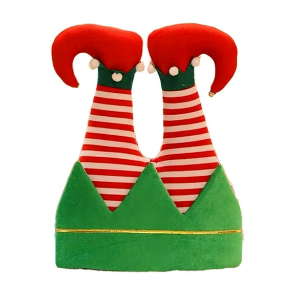Santa Hat, Christmas Hat, Funny Santa Hat for Adults and Kids, Soft Polyester Multicolor Xmas Holiday Party Supplies