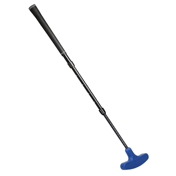 Putter de golf telescópico portátil para hombres y mujeres, agarre cómodo, para niños. Azul