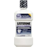 Listerine Whitening Anticavity Mouthwash, Vibrant, Clean Mint 16 oz (Pack of 3)