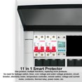 thumbnail image 3 of Medidor De Energía Inteligente WiFi, Protector Multifuncional Del Medidor De Energía WiFi Con Pantalla LCD Para El Hogar, 3 of 7