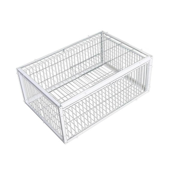 Almencla Bird Cage Bird Supplies Thickened Pigeon Coop for Farms Gardens Meat Pigeons 4 Entry