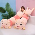 thumbnail image 2 of Cerdos gigantes de peluche suaves con dibujos animados, almohada de peluche, animales de peluche, juguetes para bebés, regalos para niñas, juguetes para niños, decoración del hogar, 2 of 4