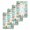Coral with starfish patterns, variant on Beach Coastal Kitchen Dish Towels for Drying Dishes Set of 4, Summer Coral Starfish Nautical Ocean Vintage Waffle Weave Microfiber Hand Tea Bathroom Towels Quick Dry & Absorbent Towel 12x12