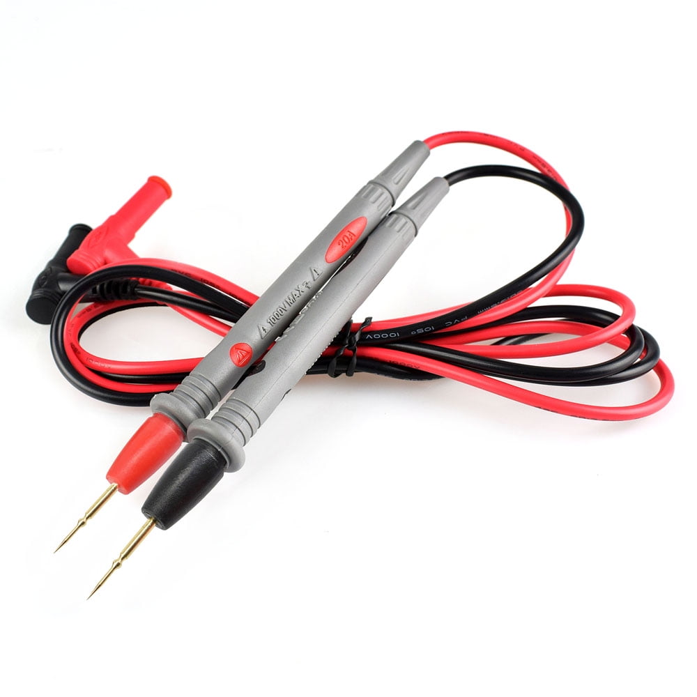 Digital Multimeter Needle Tip Probe Hot Universal Meter Test Leads Pins (2 PCS) 20A Walmart