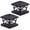 Black, variant on Liefgarden Solar Post Cap Lights, 9 Colors to Choose, 20 Lumens, Warm White & RGB Automatic Cycling & Fixed RGB Color 3 Modes for 3.6x3.6 4x4 4.5x4.5 5x5 Wooden Posts Decoration, Black (2 Pack)