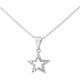 thumbnail image 1 of Collar De Estrella Mitad De Zirconias Para Mujer Plata 925 Plateado, 1 of 5