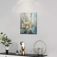 thumbnail image 2 of White Birch Wall Art Rustic Tree Pictures Wall Decor Nature Forest Canvas Landscape Print Artwork Home Decorations for Living Room Bedroom Bathroom Office Framed 12"x16", 2 of 6
