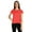 Dark Peach, variant on Solid Short Sleeve Basic T-Shirt For Womens Patch Pocket Casual Summer Basic Top