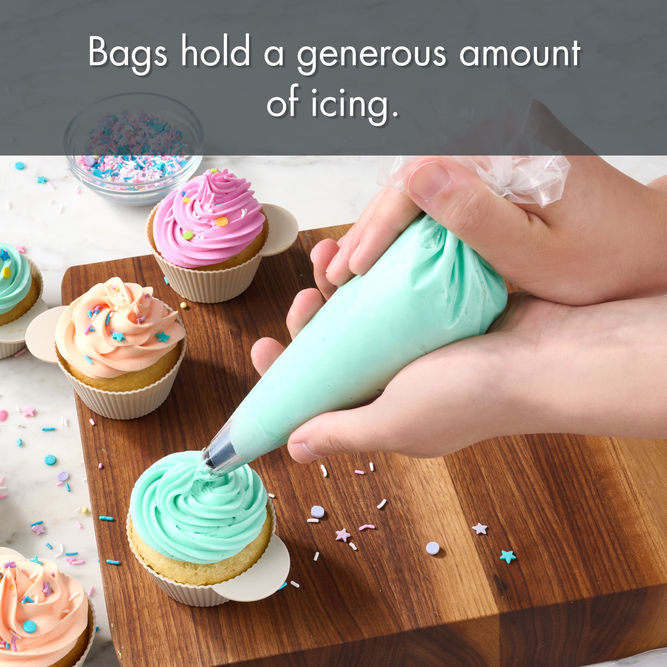 Mainstays 15 Piece Cupcake Decorating Set