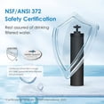 thumbnail image 4 of Waterdrop W90B Black Water Filter, Silver Ions Added, Replacement for Berkey® Purewell®, ProOne®, BB9-2®, Waterdrop Gravity Water Filter System, NSF/ANSI 372 Certified, 2 Pack, 4 of 9
