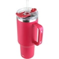 thumbnail image 3 of Drinco 40oz 30oz Tumbler with Handle Vacuum Insulated Stainless Steel-40oz Viva Magenta, 3 of 5