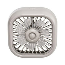 Needhep Quiet Fans With Remote,Portable Fan for Stroller, Oscillating Pedestal Fan, Small Personal Fan, Usb Mini Fan (Khaki)