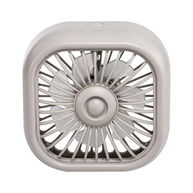Xihbxyly Mini Ventilador Multifuncional, Luz de Ventilador Recargable Por Usb, Ventilador de Techo Portátil para Exteriores, Refrigeración Potente para Vehículos, Accesorio para Senderismo, Camping,