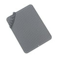 thumbnail image 2 of Silicone Drying Mat for Dishes, Kitchen Sink Drying Rack, Flexible Drainboard Liner for Countertops, Dishwasher Safe, Gray, by FAJHHA, 2 of 8