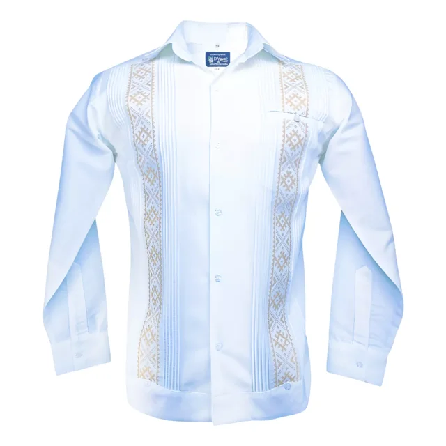 Playa De Fina Guayabera Artesanal Camisa Bordado Para Hombre