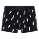 thumbnail image 3 of Happy Socks Bóxers para hombre, paquete de 3 - Trunks, algodón elástico, lisos/estampados Black and White M (Medium), 3 of 7