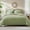 Sage green, variant on Amberspace Prewashed fabric 7-piece Bed in a Bag Comforter Set with Sheets,Sage green,Queen