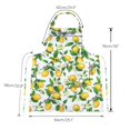 thumbnail image 2 of G2Plus Delantal De Cocina De Algodón Con Bolsillos Delantal De Limón Grueso Delantal De Cocina Ajustable Para Hornear Delantal De Chef Para Mujeres, Hombres, Regalos Navideños Y De Navidad - 30 X 25 P, 2 of 5