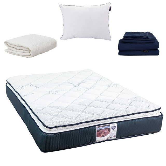 Colchón King Size + Almohada One + Sábanas Softy + Protector de Colchón Spring Air Monaco