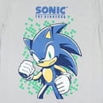 thumbnail image 2 of Sonic The Hedgehog Little Boy's Graphic Print Gray T-Shirt Size Small (6-7), 2 of 4