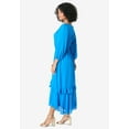 thumbnail image 3 of Roaman's Women's Plus Size Hi-Low Ruffle Dress, 3 of 3