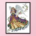 thumbnail image 3 of Kits de costura de bordado de punto de cruz de ángel DIY 14CT estampado Handworks Craft FLhrweasw Nuevo, 3 of 9