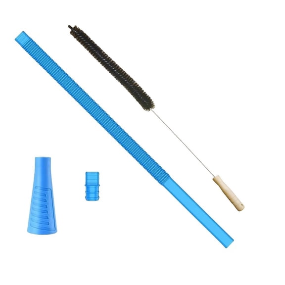 2 Pieces Dryer Vent Cleaner Kit and Dryer Lint Brush Vacuum Hose Attachment Brush Lint Remover Power Washer and Dryer Vent Vacuum Hose
