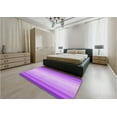 thumbnail image 4 of Ahgly Company Indoor Round Patterned Violet Purple Area Rugs, 8' Round, 4 of 6