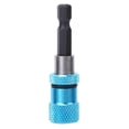 thumbnail image 3 of Punta magnética de liberación rápida Azul 1/4in Vástago Destornillador Portapuntas Acero inoxidable Quick Release Magnetic Bit60mm Amonsee Otros, 3 of 8