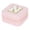 N, variant on Ozmmyan 26 Letters Leather Travel Jewelry Box for Women - Pink
