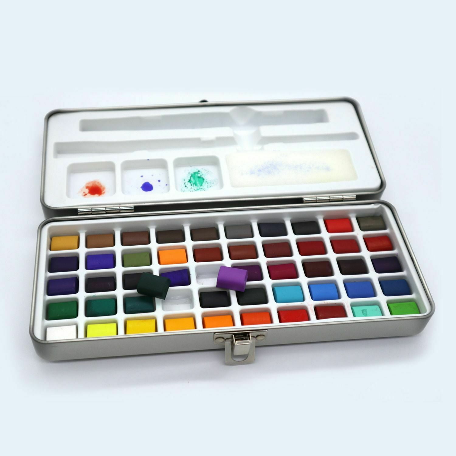 12/18/24/Solid Watercolor Garden Paint Set Portable Metal Box With Pen  Professional Student Garden Painting School Art Supplies From Yiyu_hg,  $20.16