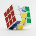 thumbnail image 1 of MAGICYOYO 3x3x3 Cube with Stickers- Speed Cube - Twist Puzzle Cubes (White), 1 of 2