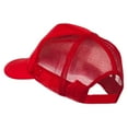 thumbnail image 3 of Youth Batter Up Embroidered Mesh Cap - Red OSFM, 3 of 5