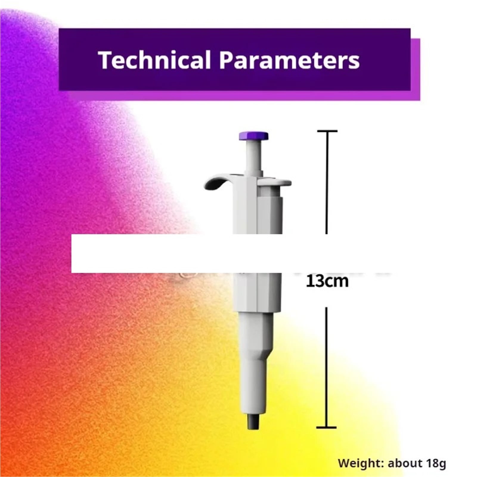 1pcs Fixed Volume Mini Pipette Single-Channel Micropipette 5/10/50/100/200ul/300ul Lab Pipettor , High-Accurate