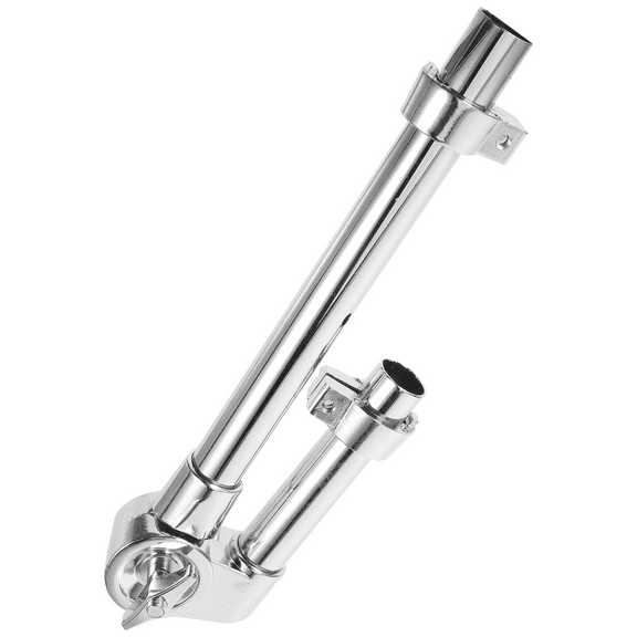 Soimiss Drum Rack Tube Clamp Tom Drum Stand Zinc Alloy Silver Improve Playing Experience 1Pcs