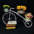 thumbnail image 2 of DENEST Metal Bicycle Tricycle Plant Stand Garden Planter Shelf Flower Holder Rack Decor, 2 of 2