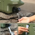 thumbnail image 4 of Fête du Canada "Conteneur d'Eau Portable Extérieur Vert/kaki/noir Réservoir d'Eau PE avec Robinet ( Options 5L/11L/12L) Comprend un Tube d'Extension de Capuchon de Rechange et une Brosse de Nettoyage pour le Camping Mes Articles, 4 of 4