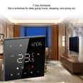 thumbnail image 3 of Thermostat Intelligent à DEL 7, Contrôle par Application, Routine de 7 Jours, Largement Compatible, Matériau PC pour Chauffage et Refroidissement à la Maison, 3 of 8