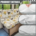 thumbnail image 6 of Yuyamidu Chicken RV Dinette Cushion Covers Yellow Rose RV Dinette Cushion Slipcover Stretchy RV Camper Couch Cushion Covers RV Dinette Cushions Replacement, 6 of 7